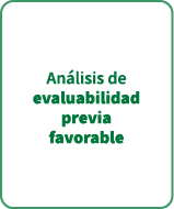 An lisis de evaluabilidad previa favorable