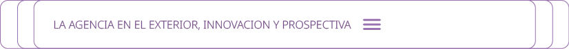LA AGENCIA EN EL EXTERIOR, INNOVACION Y PROSPECTIV