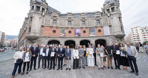Bilbao 08-06-2023 Los galardones de la Asociaci n de Agencias Espa olas de Gesti n de la Energ a, EnerAgen, convocados anualmente, constituyen un reconocimiento de las agencias y organismos p blicos de energ a a las mejores actuaciones de fomento y utilizaci n de las energ as renovables y el uso eficiente de la energ a en todo el territorio nacional. EVE Ente Vasco de la Energ a. Azkuna Zentroa Alh ndiga Bilbao © MITXI