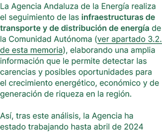 La Agencia Andaluza de la Energ a realiza el seguimiento de las infraestructuras de transporte y de distribuci n de e...