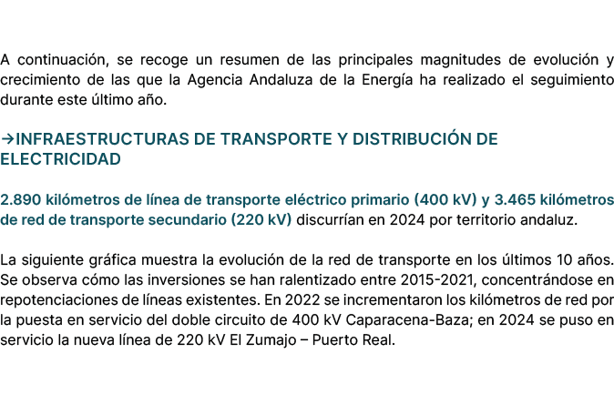 A continuaci n, se recoge un resumen de las principales magnitudes de evoluci n y crecimiento de las que la Agencia ...