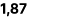 1,87