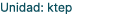 Unidad: ktep