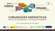Cartel curso comunidades energéticas