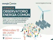 Jornada Observatorio energía común Jornada Observatorio energía común