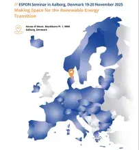 Portada programa seminario ESPON