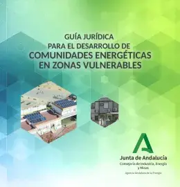 Portada de la Guía jurídica para el desarrollo de comunidades energéticas en zonas vulnerables