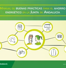 Portada del Manual de buenas prácticas para el ahorro energético de la Junta de Andalucía