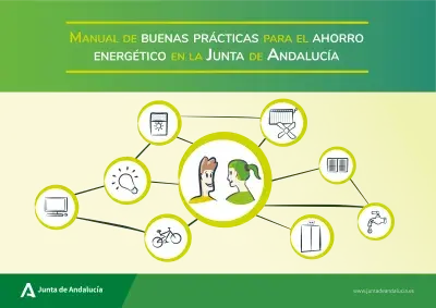 Portada del Manual de Buenas prácticas para el ahorro energético en la Junta de Andalucía