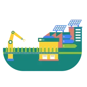 Icono cadena de valor Icono cadena de valor