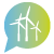 icono de energía eólica